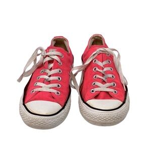 💚 Pink Converse Shoes, Size 7.5
